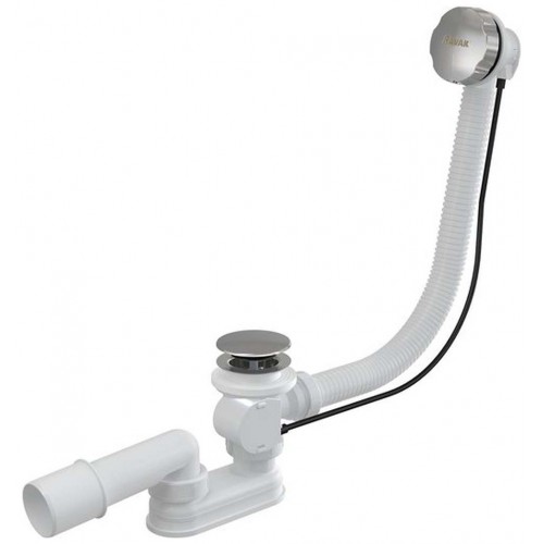 RAVAK Vanový odtokový komplet s přepadem II - chrom X01507