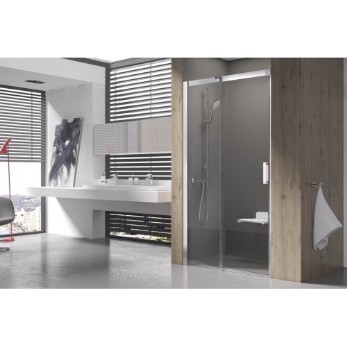 RAVAK MATRIX MSD2-100 L Sprchové dveře dvoudílné white+Transparent 0WLA0100Z1