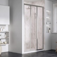 RAVAK SUPERNOVA ASDP3-80 Sprchové dveře posuvné třídílné, bílá/čiré, 198cm 00V401R2Z1