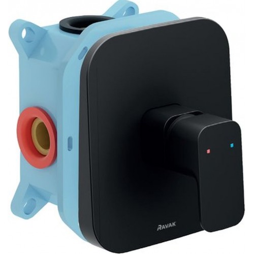 RAVAK 10° FREE BLACK TD F 066.20 Podomítková sprchová baterie pro R-box X070159