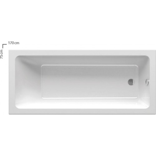 RAVAK 10° Vana 170 x 75 cm CA71000000 RAVAK 10° Vana 170 x 75 cm CA71000000
