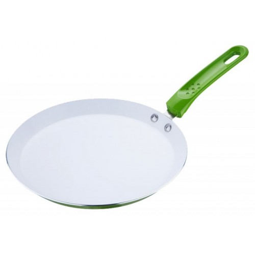 RENBERG Pánev na palačinky 24 cm, zelená RB-1000zele