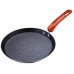 RENBERG Pánev na palačinky 25cm s mramorovým povrchem, oranžová RB-1024oran