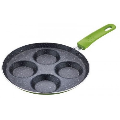 RENBERG Pánev na lívance a volská oka 24 cm zelená RB-1152zele