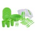 BERGNER Piknikový set 25 ks - zelená RB-4400