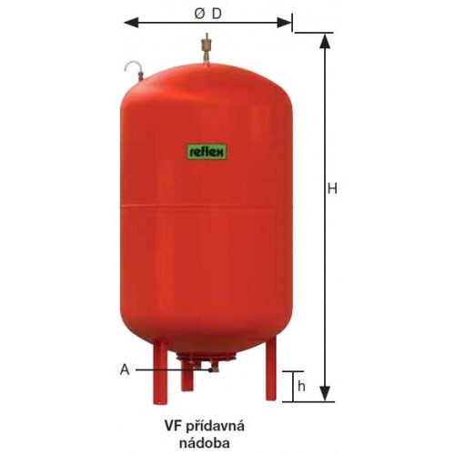 Reflex Variomat VF 200 čerpadlový expanzní automat, přídavná nádoba 6610000