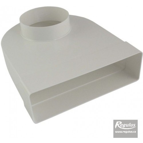 REGULUS koleno 90° přechodové čtyřhran/kruh 7910 REGULUS koleno 90° přechodové čtyřhran/kruh 7910