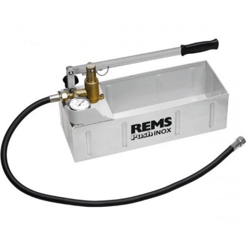 REMS Push INOX ruční zkušební tlaková pumpa s manometrem 115001 REMS Push INOX ruční zkušební tlaková pumpa s manometrem 115001