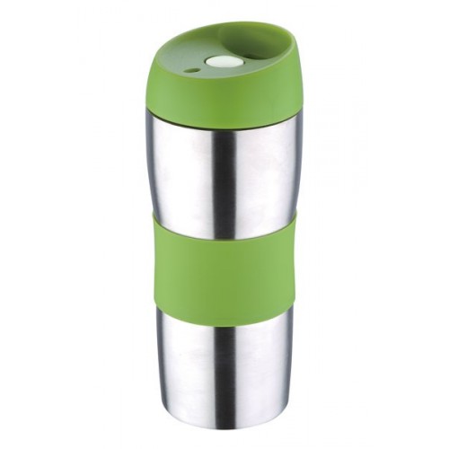 RENBERG Termohrnek cestovní 450 ml, zelený RB-3020