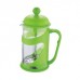 RENBERG Konvička na čaj a kávu French Press 800 ml zelená RB-3102zele