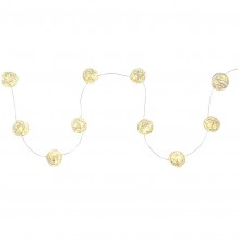 RETLUX RXL 238 Sříbrné Koule 10LED WW TM