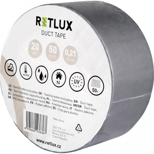 RETLUX RIT DT2 Duct tape 20m x 50mm 50003141