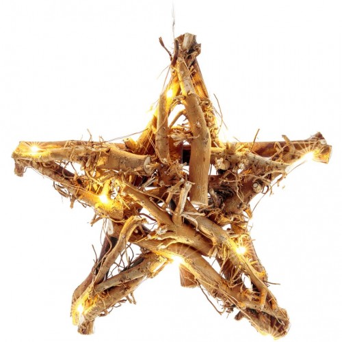 RETLUX RXL 155 AA LED Vánoční osvětlení hvězda ratan 250mm WW teplá bílá 50002298