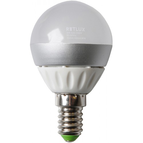 RETLUX REL 13CW žárovka LED G45 4W E14 CW 50001316
