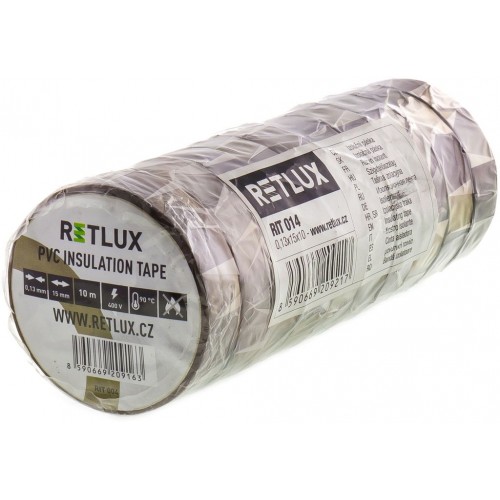 RETLUX RIT 014 izolační páska 10ks 0,13x15x10, hnědá 50002516