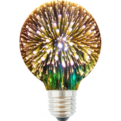 RETLUX RXL 309 3D LED žárovka s 3D efektem G95 E27 50003485 RETLUX RXL 309 3D LED žárovka s 3D efektem G95 E27 50003485