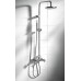 Roca Loft sprchový sloup s nástěnou baterií chrom 75A9743C00