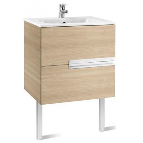 Roca Unik Victoria-N nábytková sestava 100cm s umyvadlem, textura dřeva, dub 7855831155