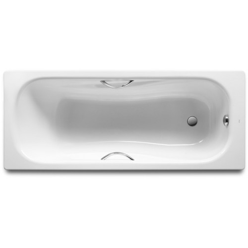 Roca Princess-N ocelová vana 150 x 75 cm, 190l, s madly bílá, antislip 7220470001