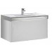 Roca Stratum skříňka 89 × 49,5 × 45cm pod umyvadlo, lesklý lak, bílá 7856220606