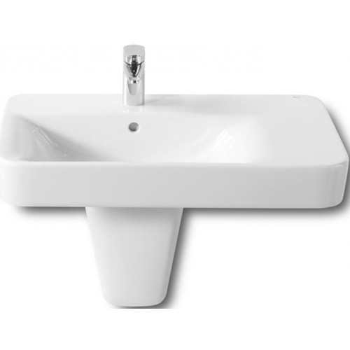 Roca Dama Senso Square umyvadlo 75 x 47,5 cm, s odkládací plochou vpravo 732751L000