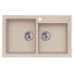ALVEUS Rock 90 granitový kuchyňský dřez 780x480 mm, oat 1219053