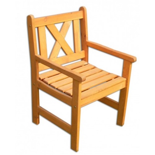 Křeslo zahradní 2 ks - FSC, borovice 153/1