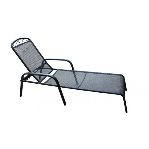Lehátko ZWMC-53 zahradní 200 x 63 x 65 cm, černá 97/24