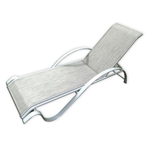 Lehátko ZWC-78 zahradní 65,5 x 194 x 81/54 cm, šedé 17/40003