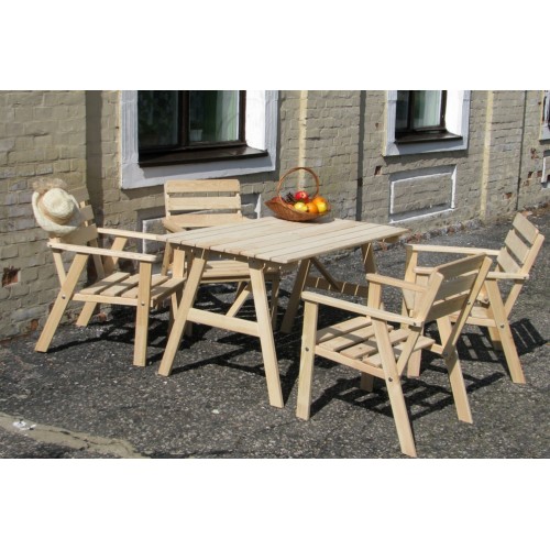 Zahradní set SAHARA přírodní borovice 590563 Zahradní set SAHARA přírodní borovice 590563