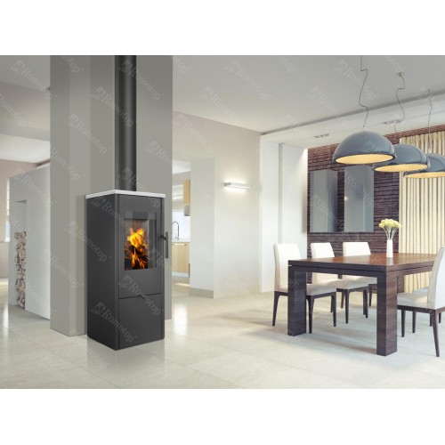 Romotop Alpera F04 krbová kamna, plech, keramika