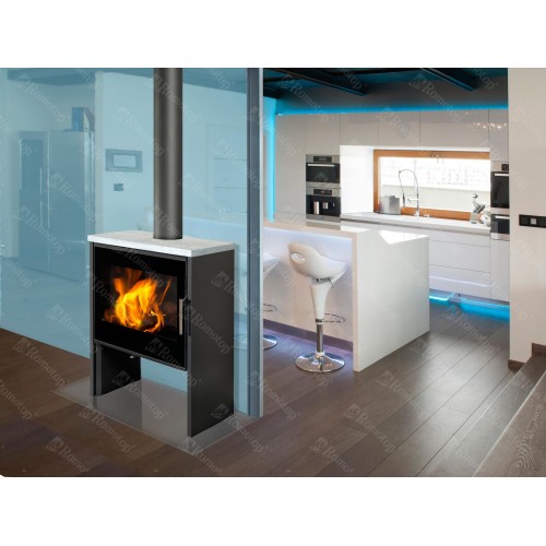 Romotop Riano N05 krbová kamna, plech, kámen