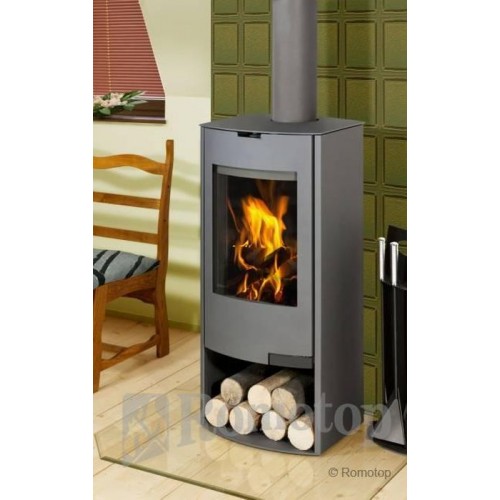 Romotop Tala 01 krbová kamna, plech, rádiusová dvířka