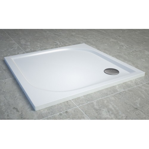 RONAL ANNEA čtvercová vanička sprchová vanička 80x80 cm, litý mramor WAQ0800004