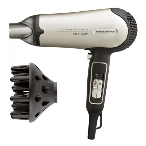 ROWENTA Compact Pro vysoušeč vlasů šedostříbrná CV4721F0