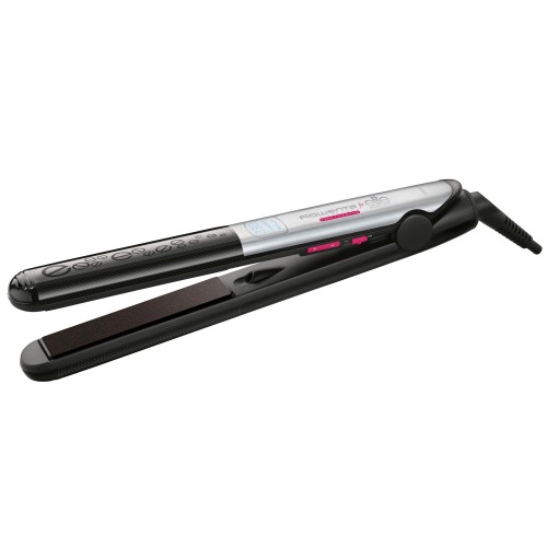 ROWENTA Liss & Curl Keratin Shine Elite černá/stříbrná žehlička na vlasy SF4522D0