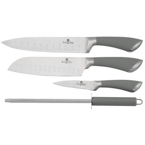 BERLINGERHAUS Velvet Sada nožů 4 ks, nerez, šedá BH-2016 BERLINGERHAUS Velvet Sada nožů 4 ks, nerez, šedá BH-2016