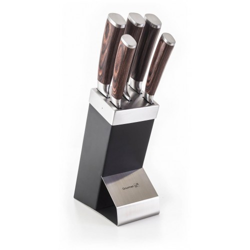 Sada nožů G21 Gourmet Dynamic 5 ks + černo-nerezový blok 60022163 Sada nožů G21 Gourmet Dynamic 5 ks + černo-nerezový blok 60022163