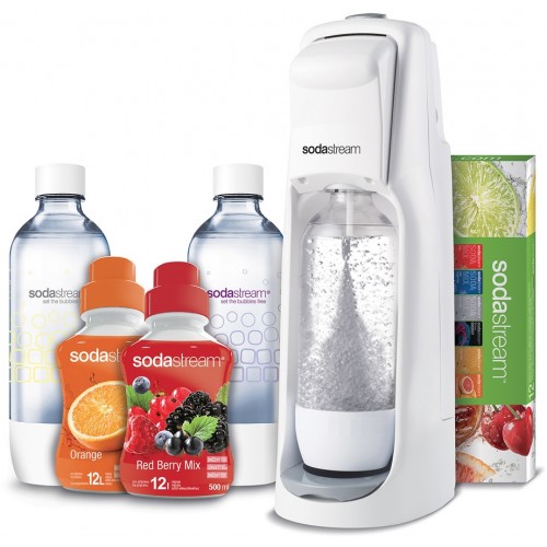 SADA Výrobník sodové vody Jet White + 12 VPP LE 2v1 SODASTREAM