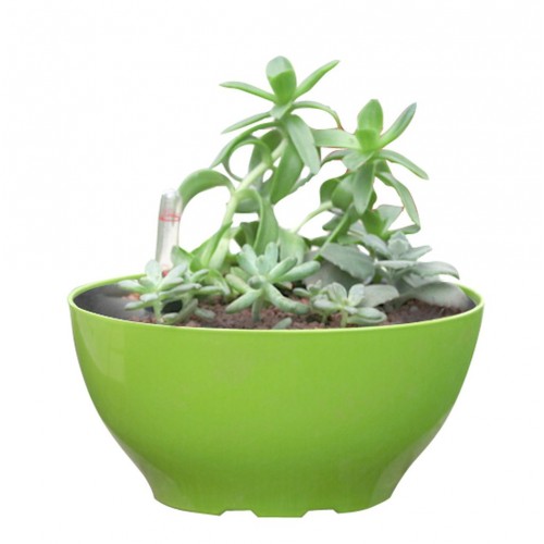 Samozavlažovací květináč G21 Ring big zelený 22cm 6392563