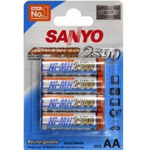 SANYO Nabíjecí baterie HR 3U-4BP 2500 MAH,AA 4KS 35013713
