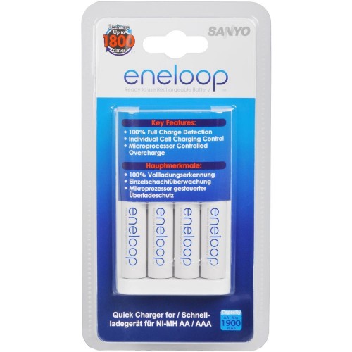 SANYO MQR06-E-4-3UTGB ENELOOP (4x AA) Nabíječka baterií 35031055