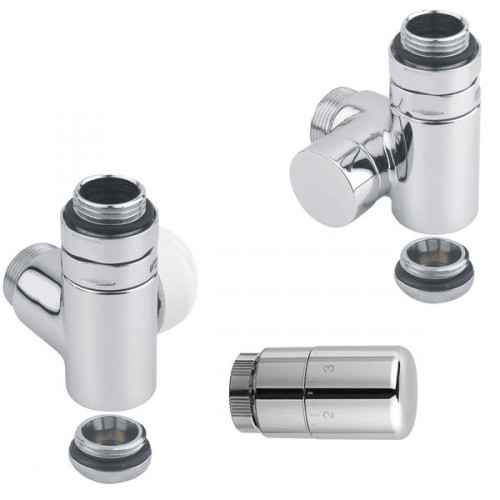 SAPHO LINA CP3021 CORNER COMBI připojovací sada ventilů termostatická, levé, chrom