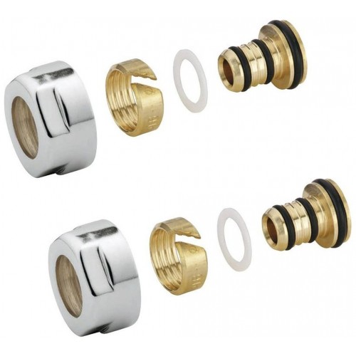 SAPHO Svěrné šroubění pro Alupex 16mm, broušená nerez CP6520 SAPHO Svěrné šroubění pro Alupex 16mm, broušená nerez CP6520