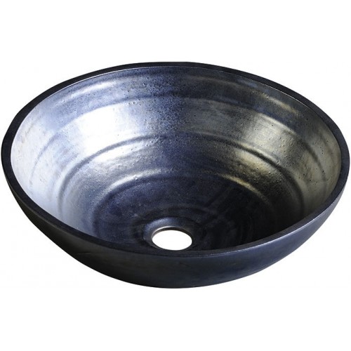 SAPHO ATTILA keramické umyvadlo, průměr 44cm, petrolejová DK001 SAPHO ATTILA keramické umyvadlo, průměr 44cm, petrolejová DK001