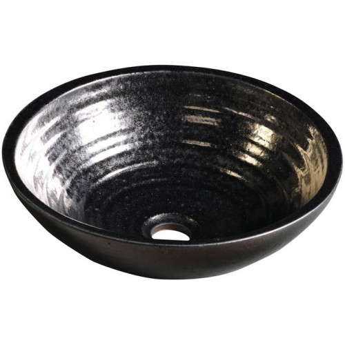 SAPHO ATTILA keramické umyvadlo, průměr 44cm, metalická zlatá DK002 SAPHO ATTILA keramické umyvadlo, průměr 44cm, metalická zlatá DK002