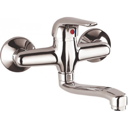 SAPHO AQUALINE 35 nástěnná páková baterie, rozteč 150mm, chrom 52135