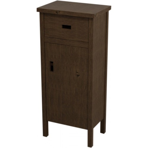 SAPHO BRAND skříňka nízká 48x110x33cm, pravá, mořený smrk