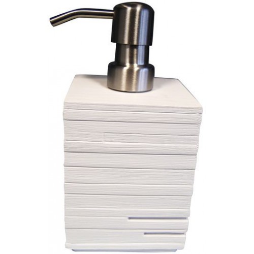 SAPHO BRICK dávkovač mýdla na postavení, bílá 22150501
