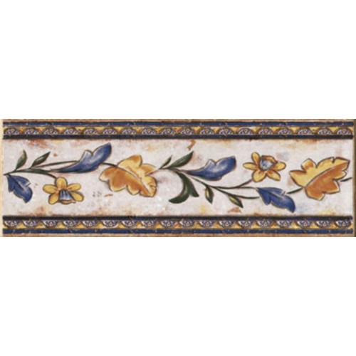 SAPHO COLONIAL Cen Deco keramická dlaždice 14x33 CNL004 SAPHO COLONIAL Cen Deco keramická dlaždice 14x33 CNL004